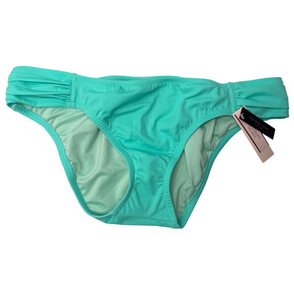 victoria's secret mid rise bikini push-up top aqua size L/36D - Picture 3 of 9